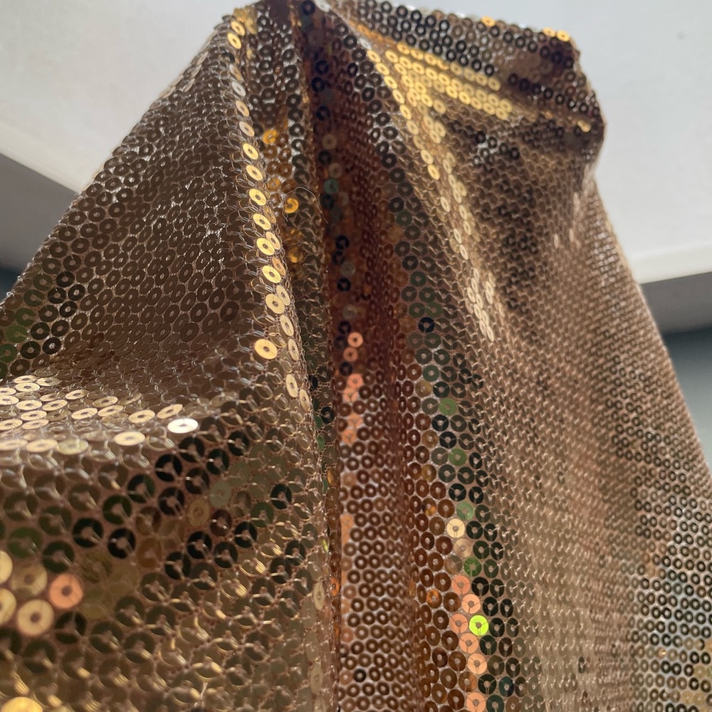 Vintage 90’s gold sequin slip dress